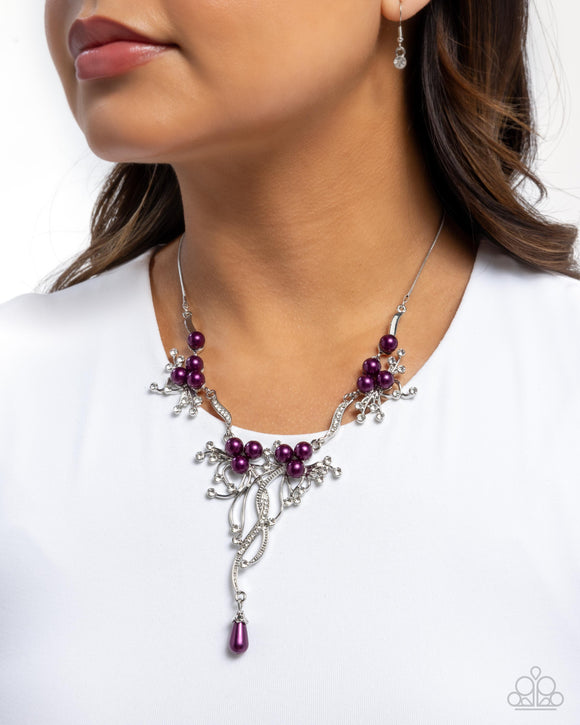 Paparazzi Grapevine Getaway - Purple Necklace