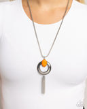 Paparazzi Unwavering Unity - Orange Necklace