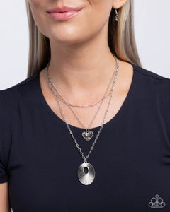 Paparazzi Sunburst Stage - Silver Necklace