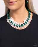 Distinguished Desire - Green Necklace