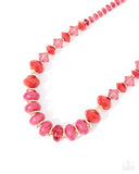 Paparazzi Swift Shimmer - Pink Necklace