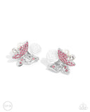 Paparazzi Fanciful Facade - Pink CLIP Earring