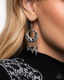 Paparazzi Alternative Angel - Black Earring