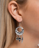 Paparazzi Alternative Angel - Black Earring