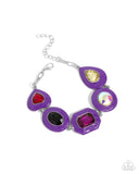 Paparazzi Glazed Guest - Purple Bracelet