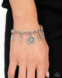 Paparazzi  Yeehaw Yell - White Bracelet