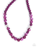 Paparazzi Showroom Swirl - Purple Necklace