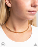 Paparazzi Captivating Choker - Gold Necklace