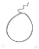 Paparazzi Captivating Choker - Silver Necklace
