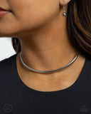 Paparazzi Captivating Choker - Silver Necklace