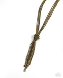 Paparazzi Ignited Industry - Brass Necklace