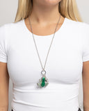 Paparazzi Tree Frog - Green Necklace