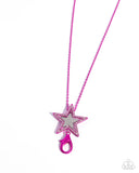 Paparazzi Stellar Search - Pink Necklace