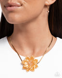 Paparazzi Banquet Blossom - Yellow Necklace