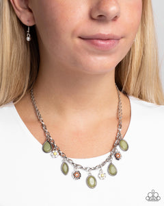 Paparazzi Fancy Finish - Green Necklace