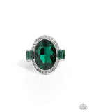 Paparazzi Stubborn Shimmer - Green Ring