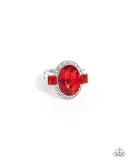 Paparazzi Stubborn Shimmer - Red Ring