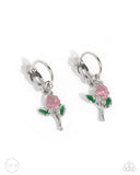 Paparazzi Rose Routine - Pink CLIP Earring