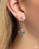 Paparazzi Rose Routine - Pink CLIP Earring