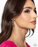 Paparazzi Rose Routine - Red CLIP Earring