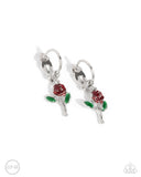 Paparazzi Rose Routine - Red CLIP Earring