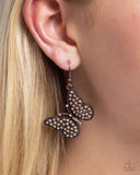 Paparazzi Aerial Audience - Copper Earring