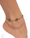 Paparazzi Gardening Gusto - Gold Anklet