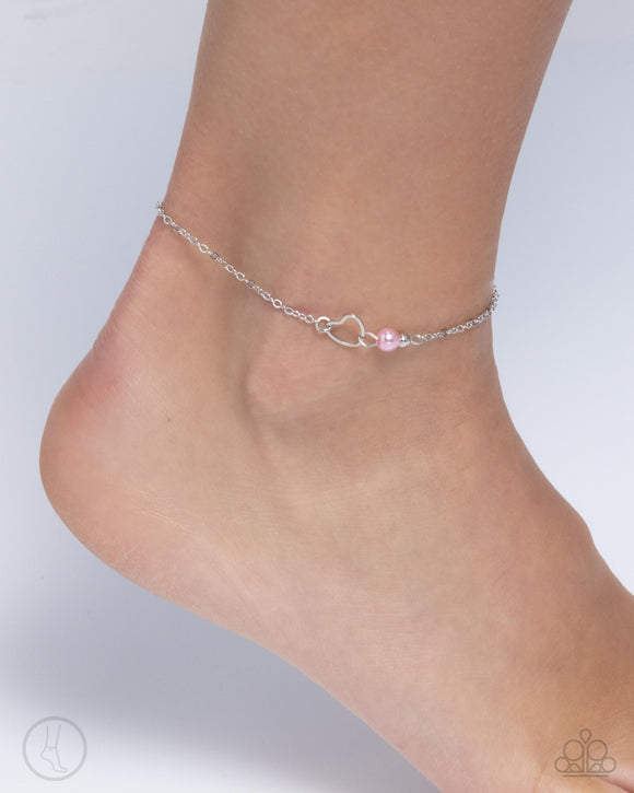 Paparazzi Affectionate Assertion - Pink Anklet