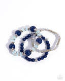 Paparazzi Flashy Frugality - Blue Bracelet