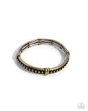 Paparazzi Studded Surprise - Brass Bracelet