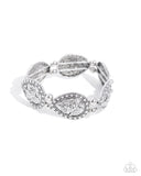 Paparazzi Roaring Rose - Silver Bracelet