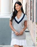 Paparazzi Posh Pattern - White Necklace