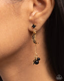 Paparazzi Astral Admiration - Black Earring