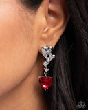 Paparazzi Valentines Vaudeville - Red Earring