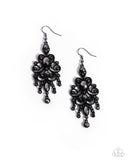 Paparazzi Chandelier Celebration - Black Earring