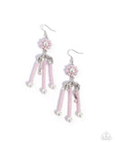 Paparazzi Unforgettable Umbrella - Pink Earring