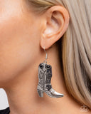 Paparazzi Southern Belle of the Ball - Black Earring