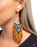 Paparazzi Waving the Banner - Multi Earrings