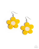 Paparazzi Seed Bead Vibrancy - Yellow Earring