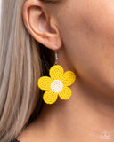 Paparazzi Seed Bead Vibrancy - Yellow Earring
