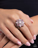 Paparazzi Floral Forte - Pink Ring