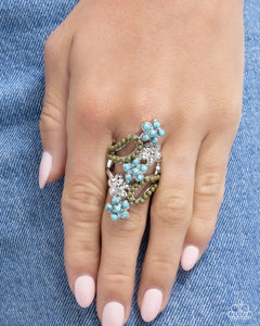 Paparazzi Chic Combination - Blue Ring