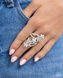 Paparazzi Chic Combination - White Ring