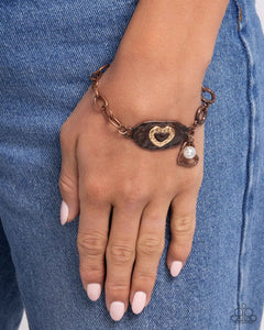 Paparazzi Rustic Reign - Copper Bracelet