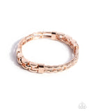 Paparazzi Mismatched Movement - Rose Gold Bracelet