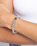 Paparazzi Mismatched Movement - Silver Bracelet