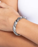 Paparazzi Captivating Curls - Silver Bracelet