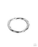 Paparazzi Twisted Temptress - Silver Bracelet