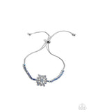 Paparazzi Snow Angel Shimmer - Blue Bracelet