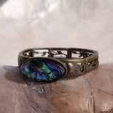 Paparazzi Spliced Santa Fe - Brass Bracelet